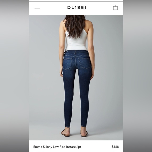 DL1961 EMMA SKINNY JEANS IN LIGHT-WASH SIZE 27 - Picture 3 of 7